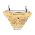 Fashionable mens ring of stainless steel gold ring finger jewelry wholesale